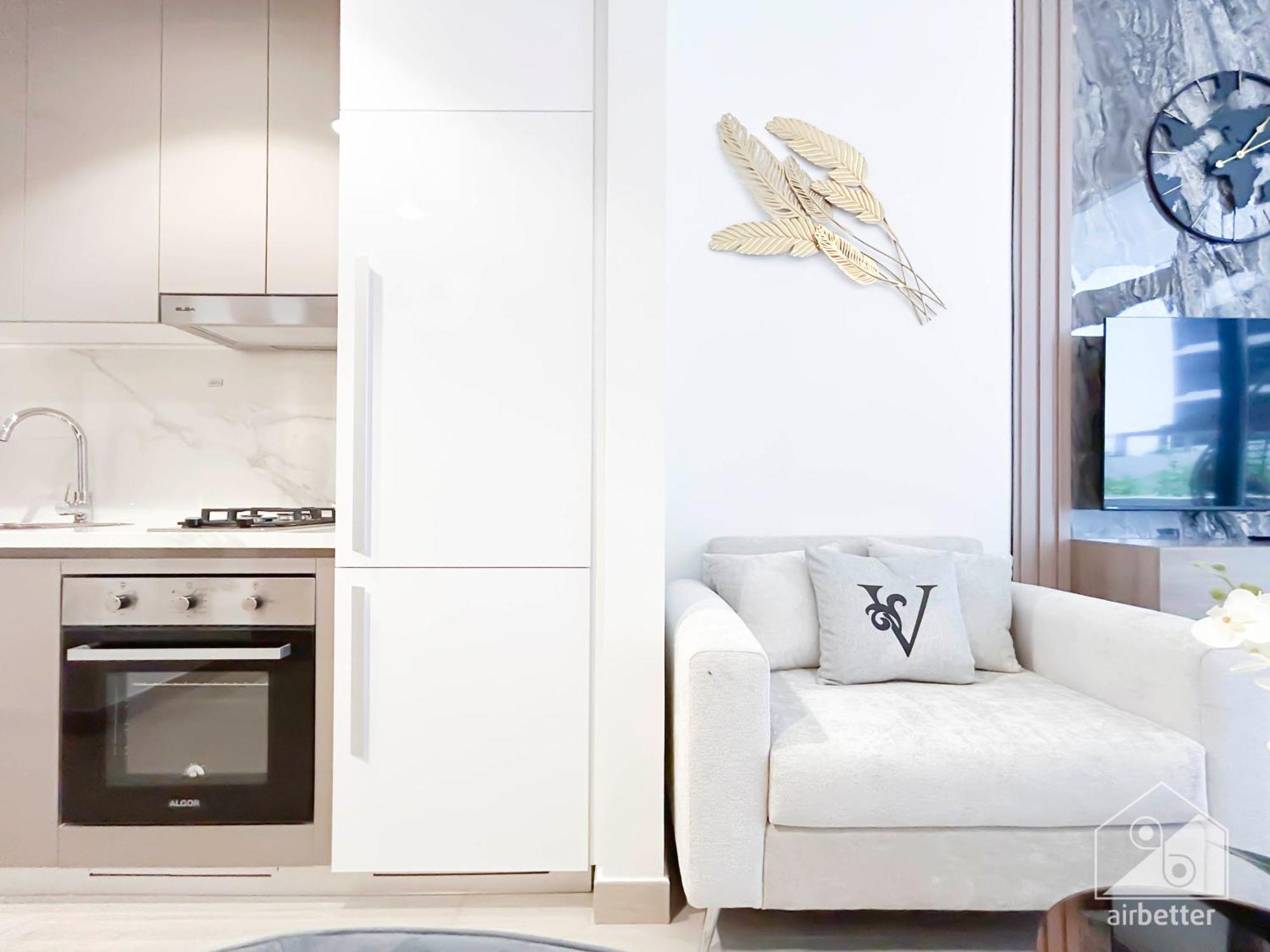 Charming Studio With Balcony In Azizi Riviera Dubai Luaran gambar