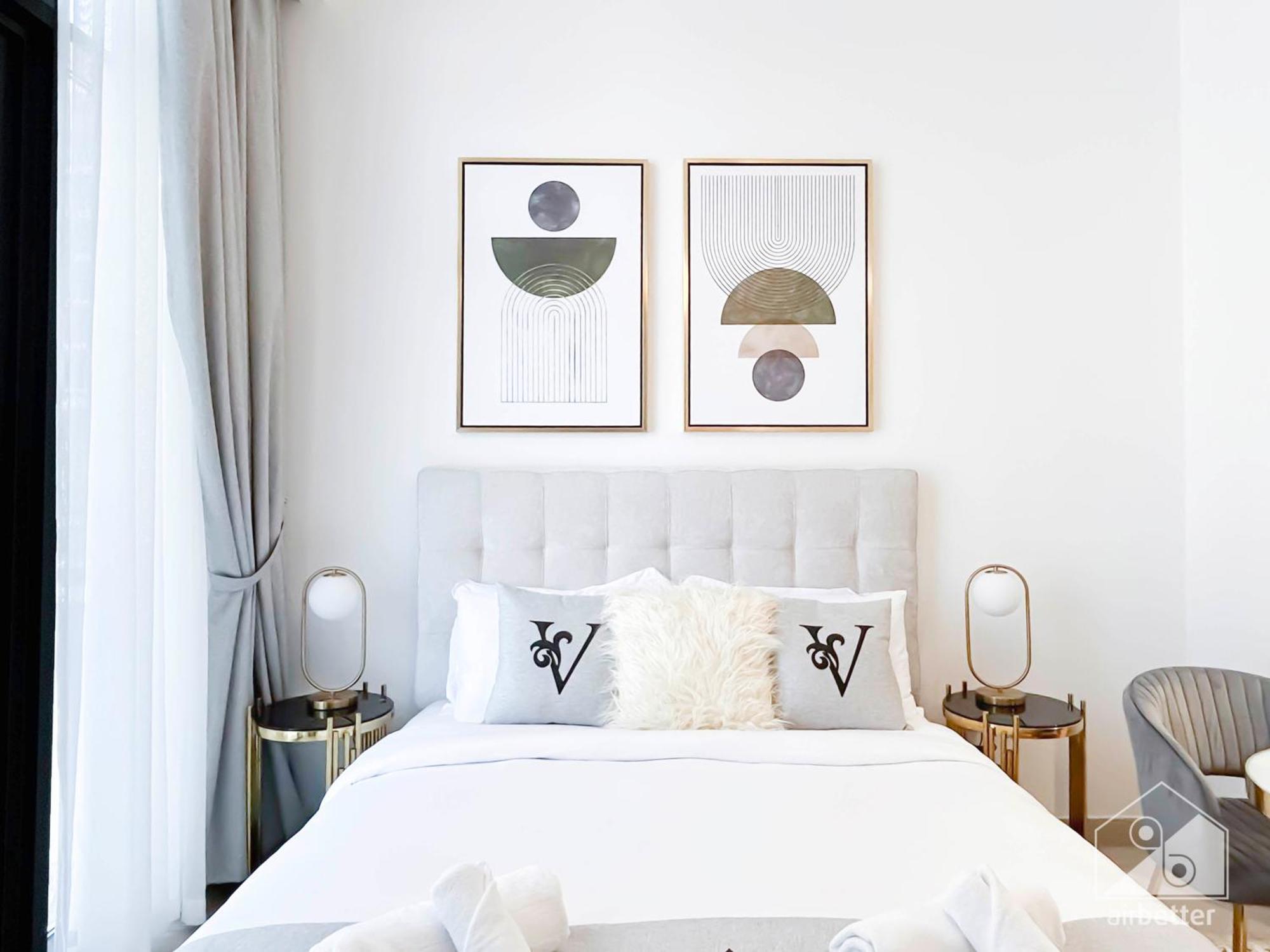 Charming Studio With Balcony In Azizi Riviera Dubai Luaran gambar