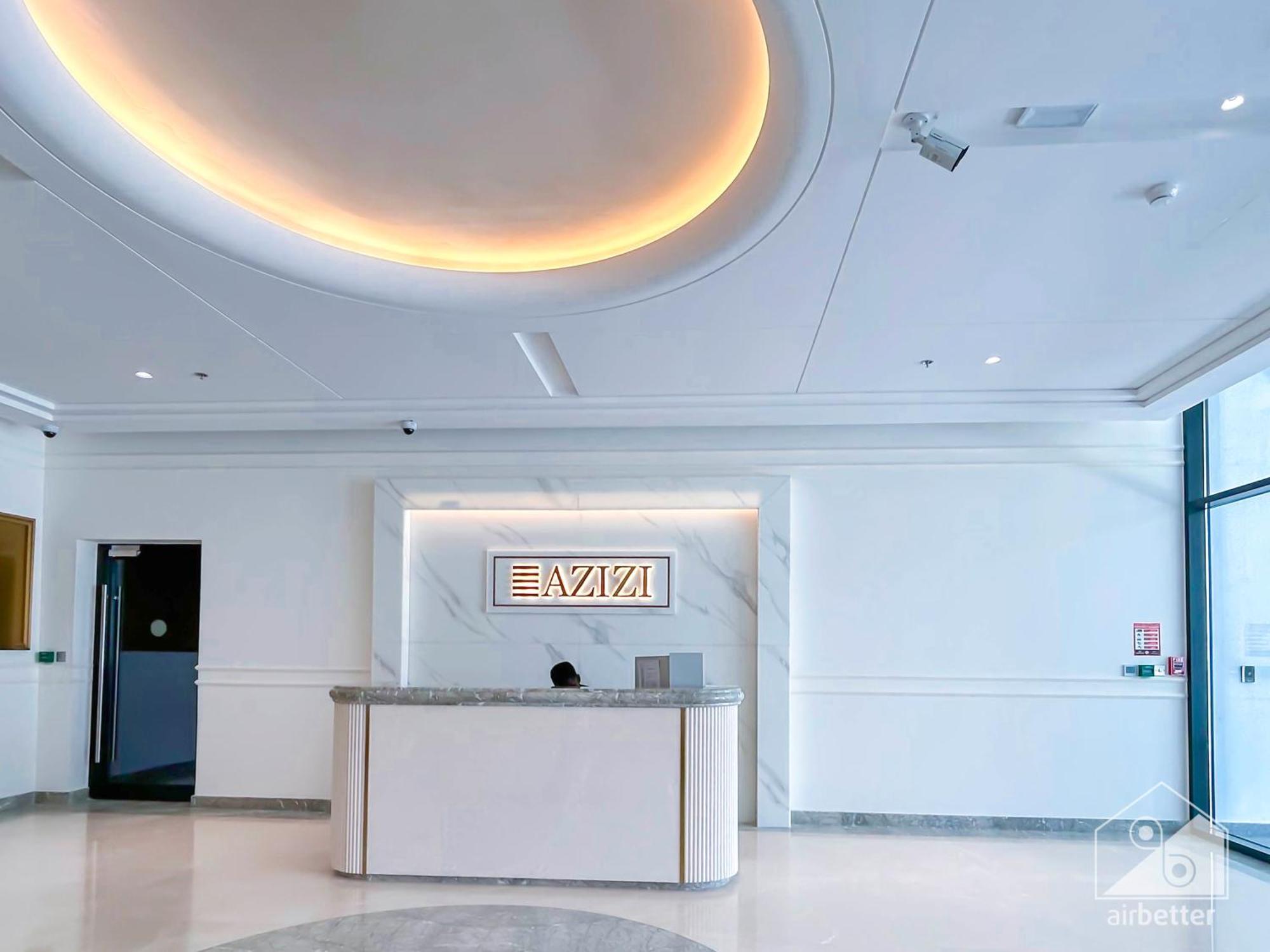 Charming Studio With Balcony In Azizi Riviera Dubai Luaran gambar